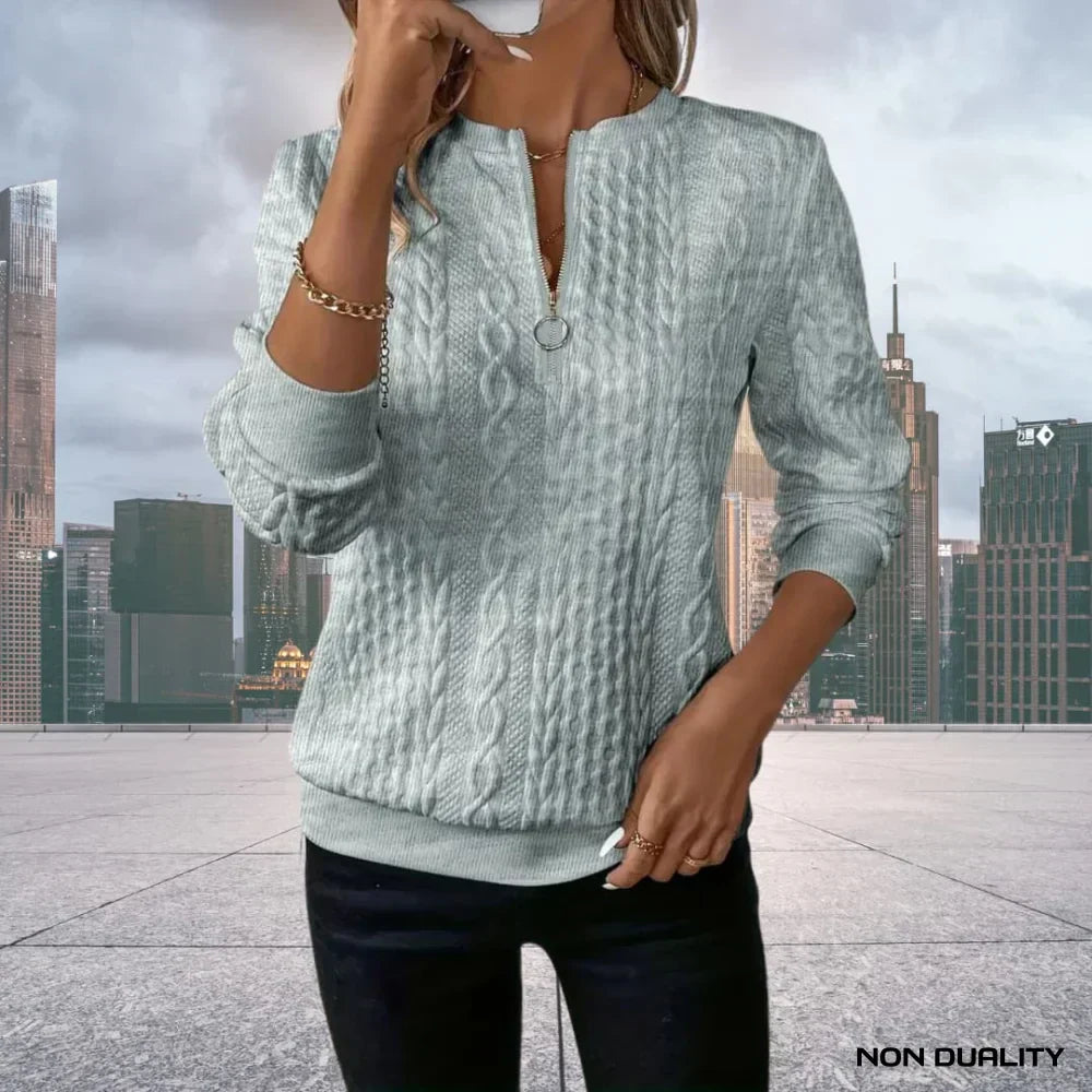 Non-Dualität Zip-Up Sweatshirt
