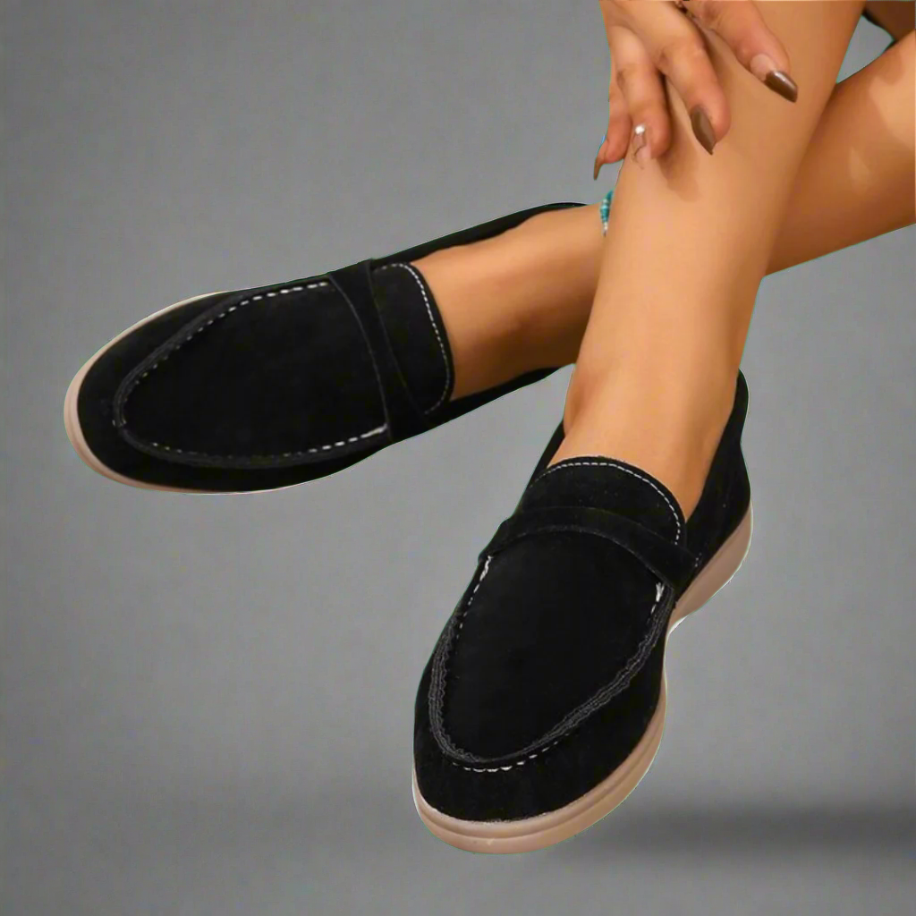 Hannah | Artisan Crafted Suede Loafers in an Elegant Design