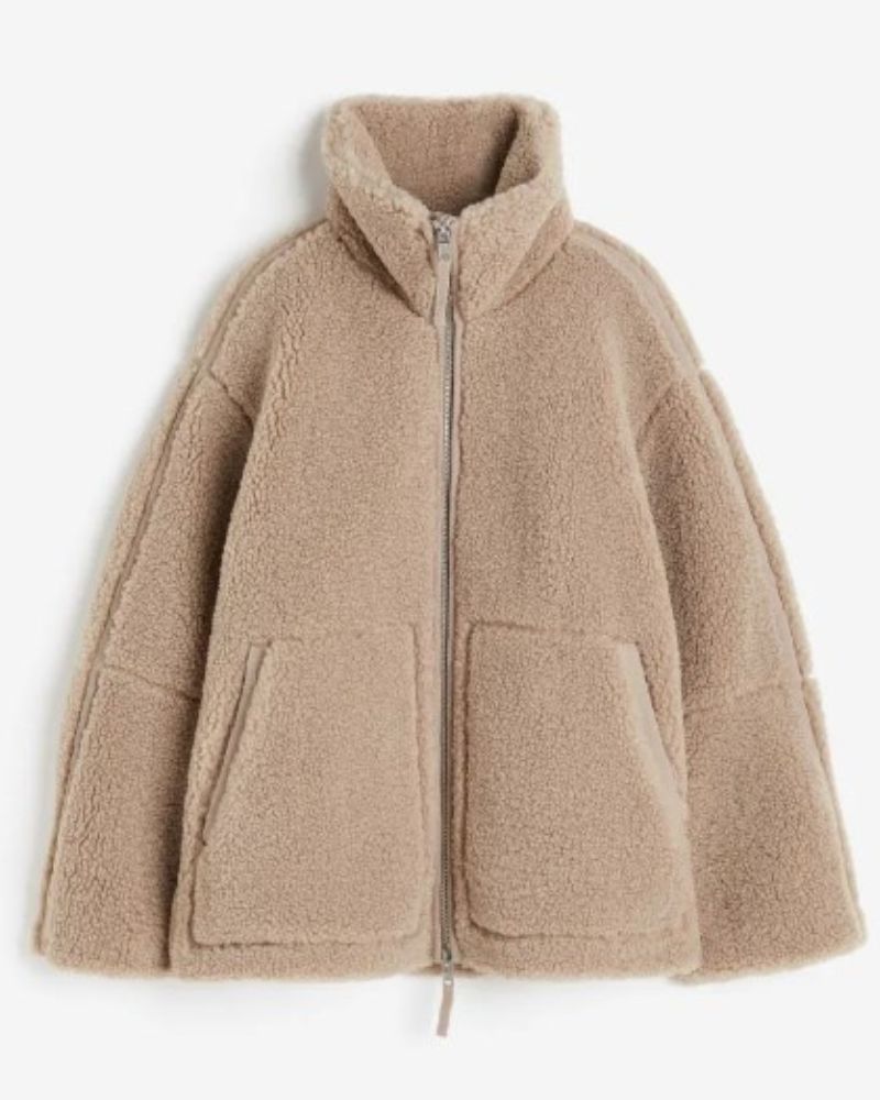 Penelope - Gemütliche Teddy-Pufferjacke