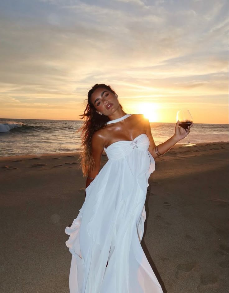 Selene | Ruffle Strapless Maxi Dress