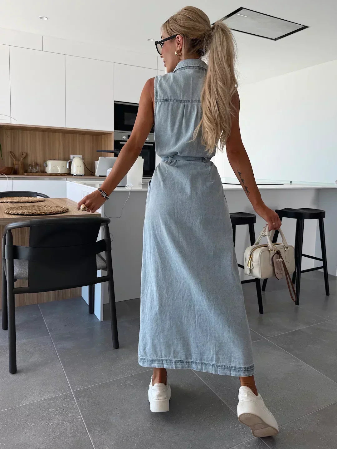 Sanne | Maxi Denim Dress