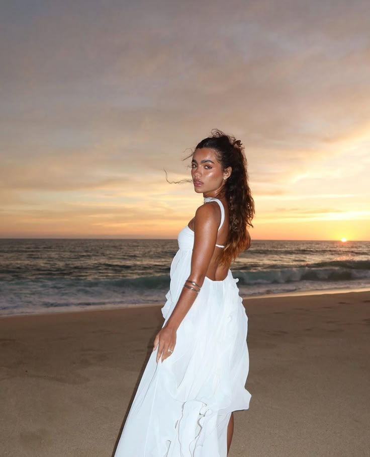 Selene | Ruffle Strapless Maxi Dress