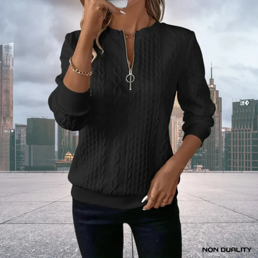 Non-Dualität Zip-Up Sweatshirt