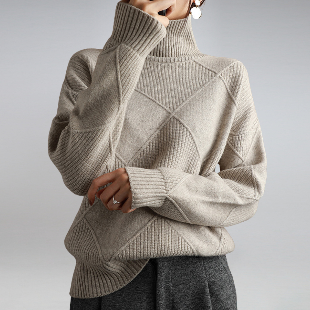 Chloe - Gemütlicher Winterstrickpullover