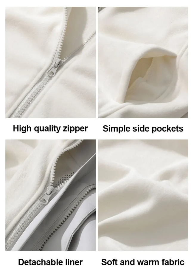 Franco™ | 3 in 1 Waterproof Detachable Hood Jacket