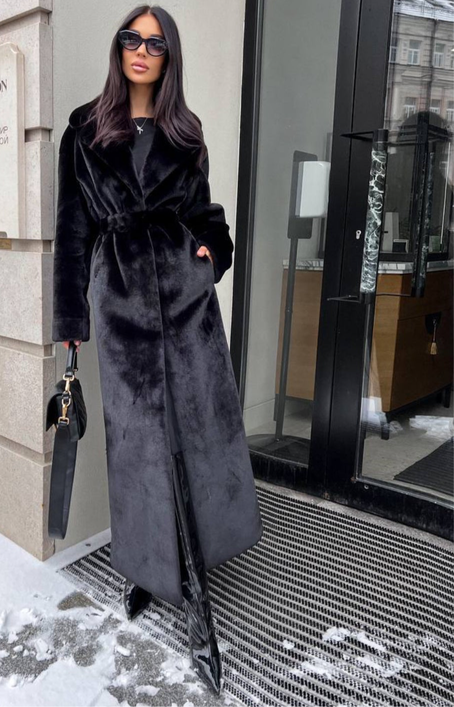 MARTINA™ | LUXURY ECO FUR COAT WITH SATIN LINING