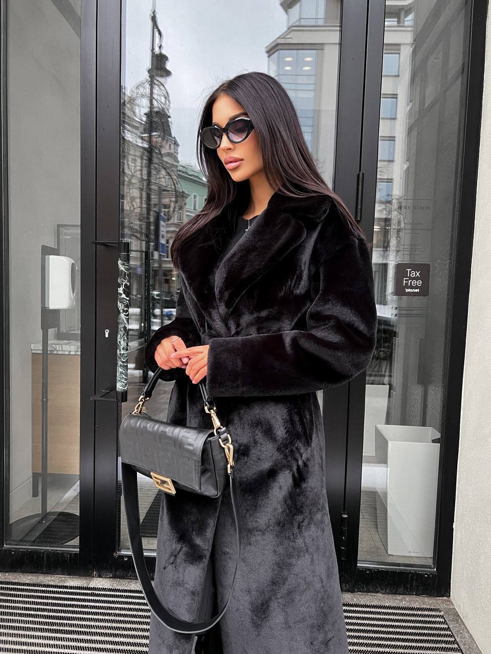 MARTINA™ | LUXURY ECO FUR COAT WITH SATIN LINING