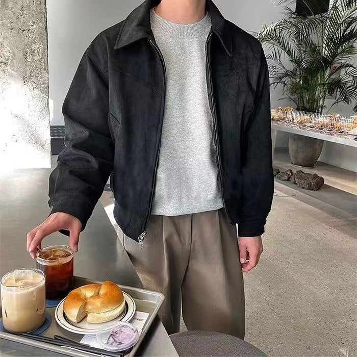 Danilo™ | Men's Retro Style Suede Flight Jacket
