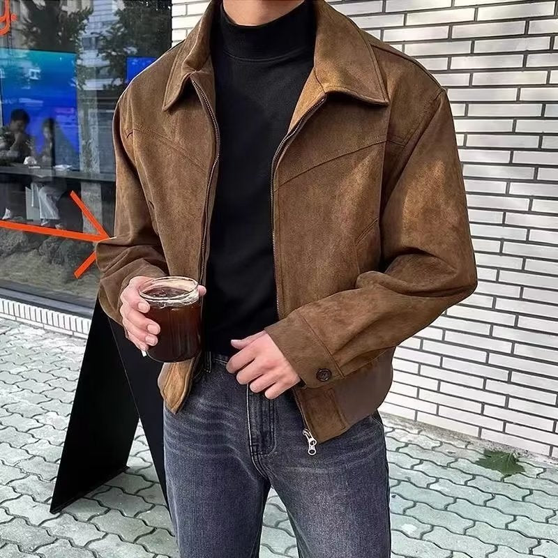 Danilo™ | Men's Retro Style Suede Flight Jacket