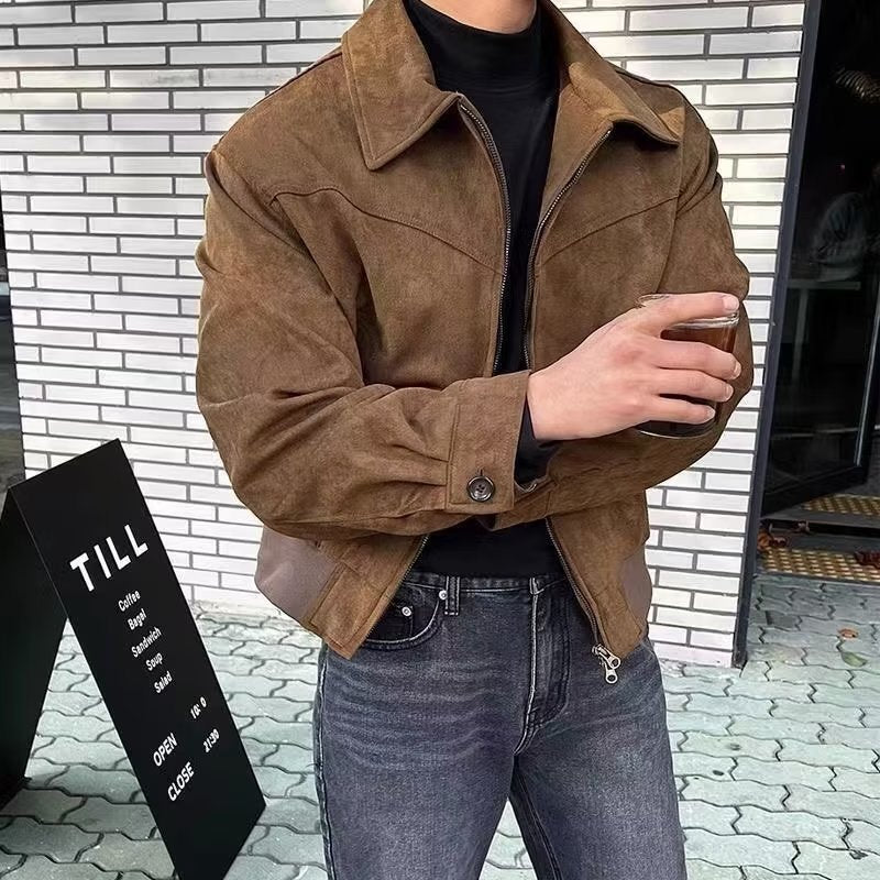 Danilo™ | Men's Retro Style Suede Flight Jacket