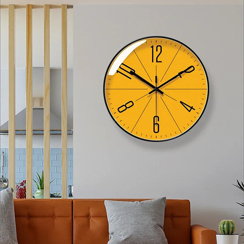 HourNest – Oslo Orange Wall Clock
