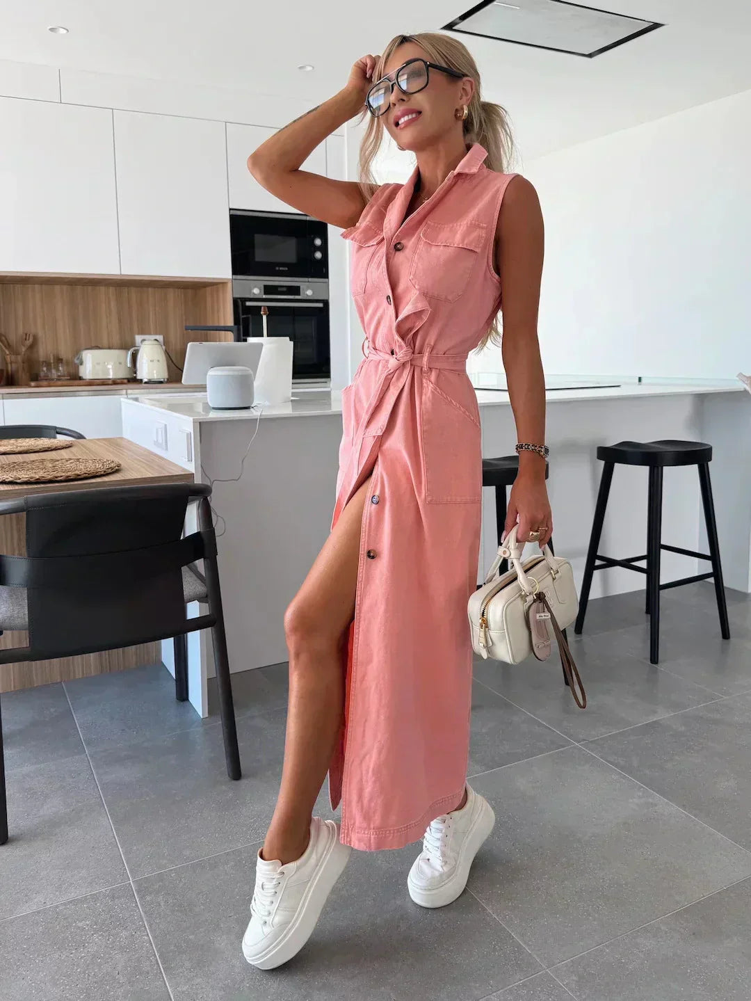 Sanne | Maxi Denim Dress