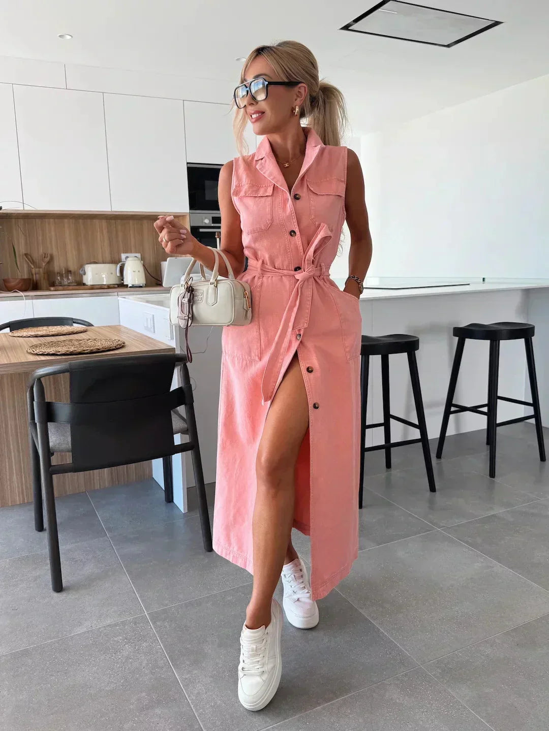 Sanne | Maxi Denim Dress