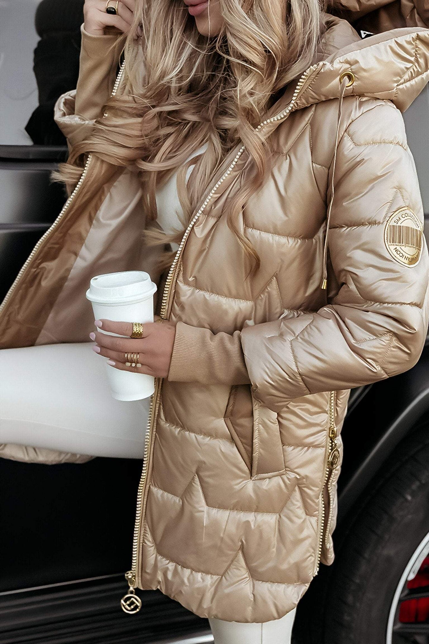LIANNE WARM AUTUMN COAT IN COTTON BLEND