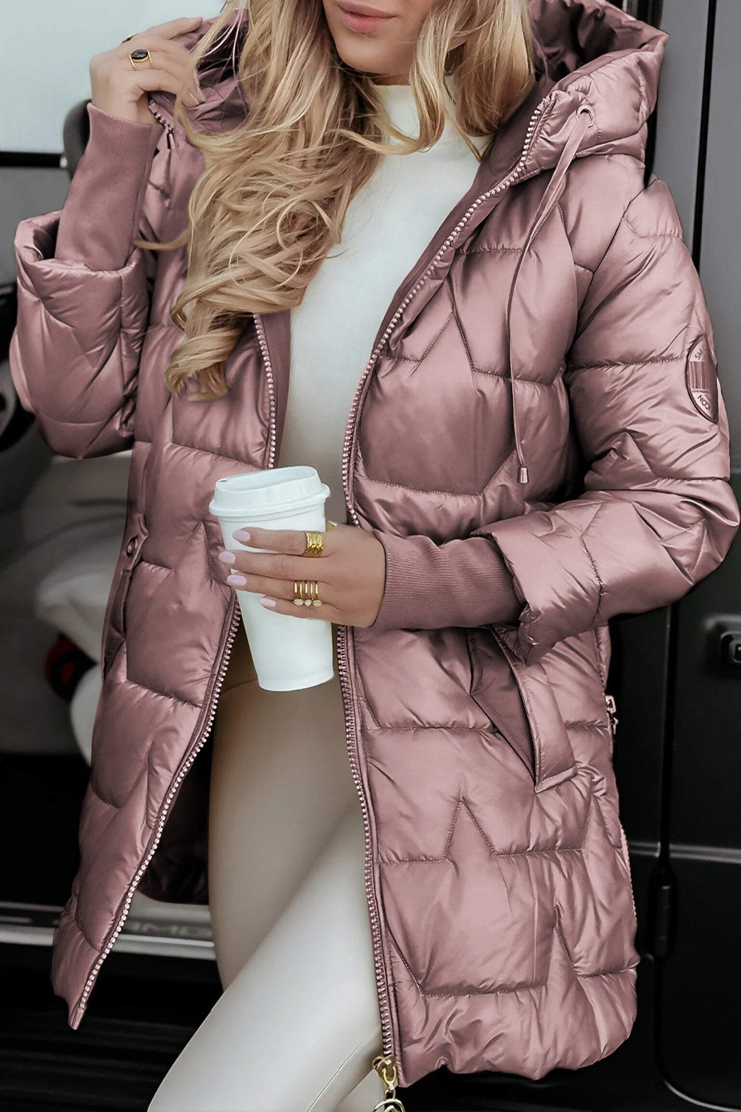 LIANNE WARM AUTUMN COAT IN COTTON BLEND