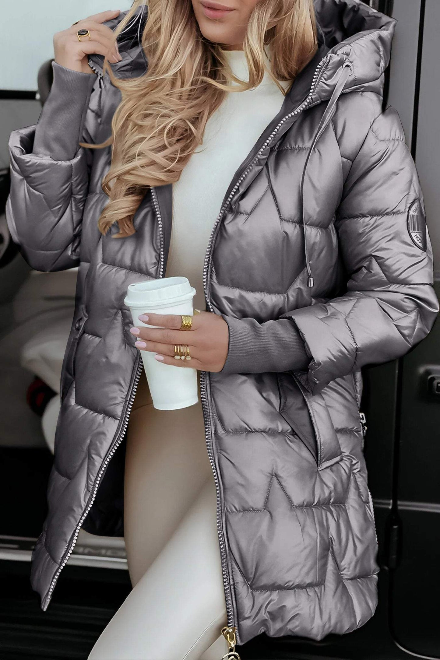 LIANNE WARM AUTUMN COAT IN COTTON BLEND