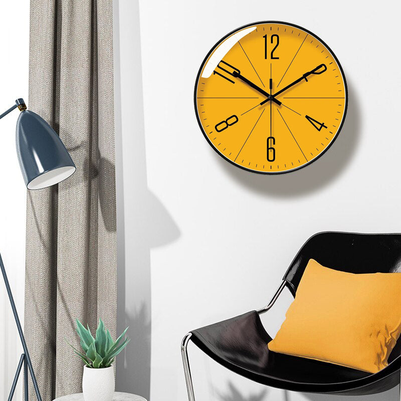 HourNest – Oslo Orange Wall Clock