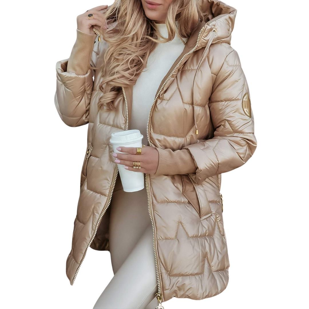 LIANNE WARM AUTUMN COAT IN COTTON BLEND