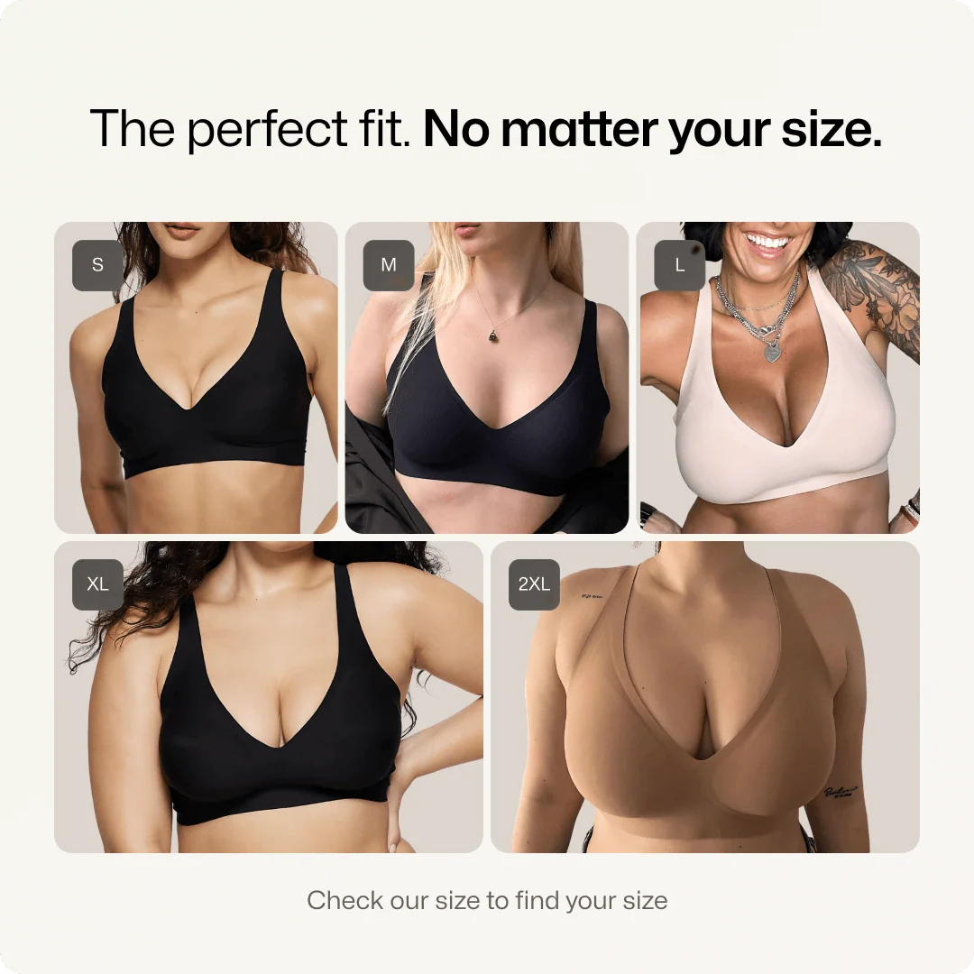 Wireless Deep V Seamless Every Day Bra