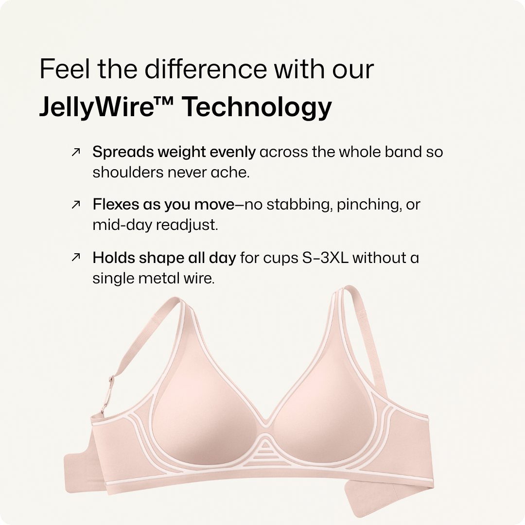 Wireless Deep V Seamless Every Day Bra