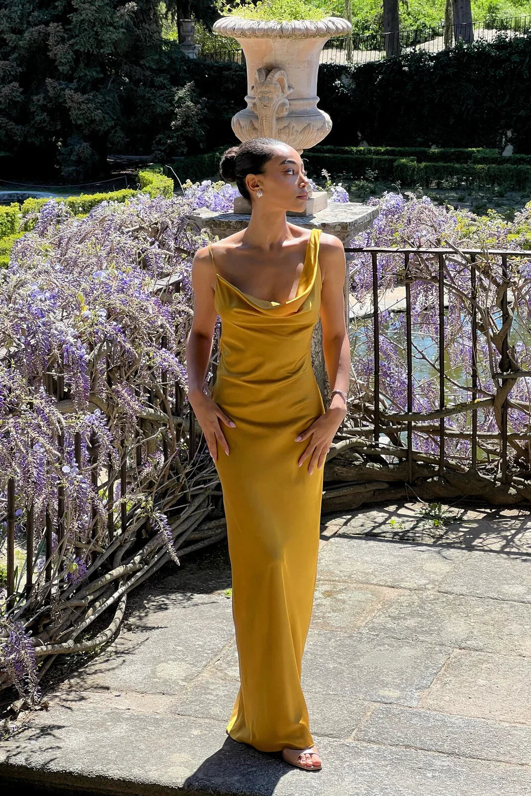 ELARA SATIN GOWN