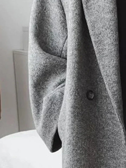 Layla - Übergroßer Wollmantel
