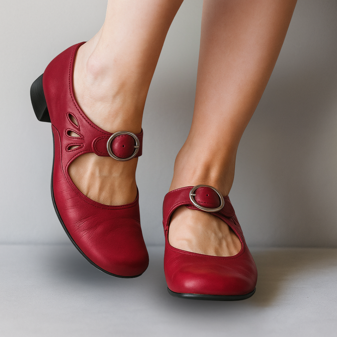 Els™ | Comfortable Orthopaedic Leather Sandals with Supportive Sole