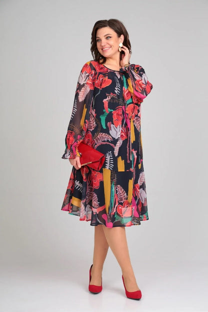 Floravine | Modern Floral Dress