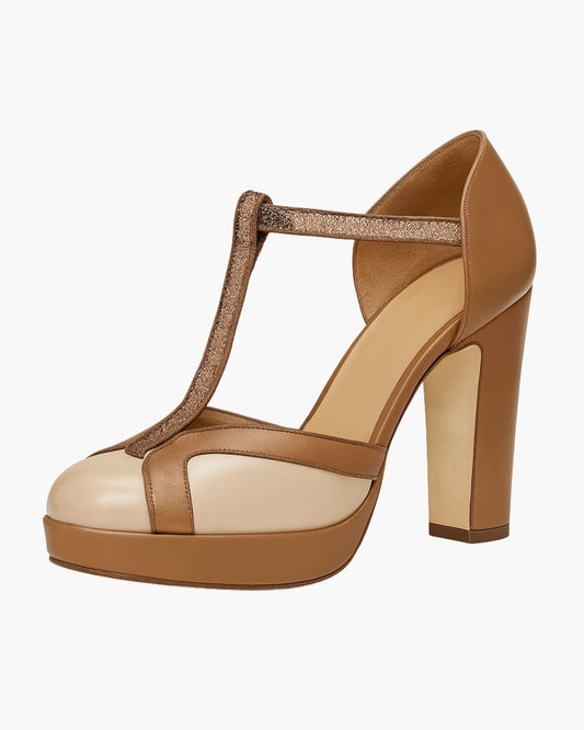 T-bar Strap Pumps