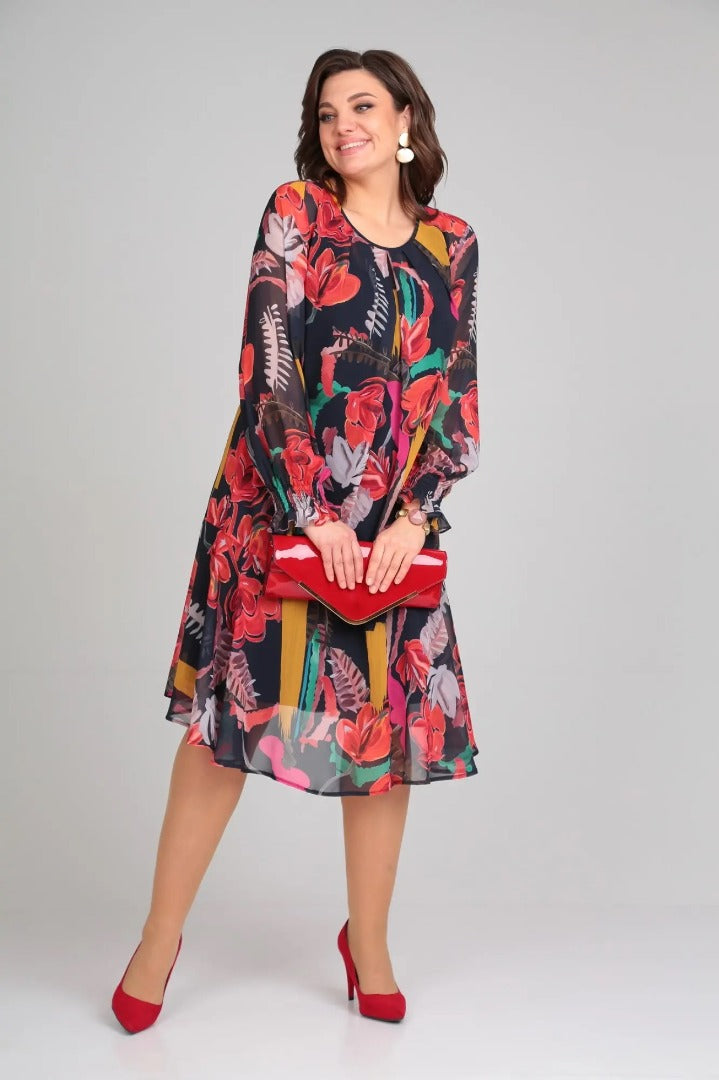 Floravine | Modern Floral Dress