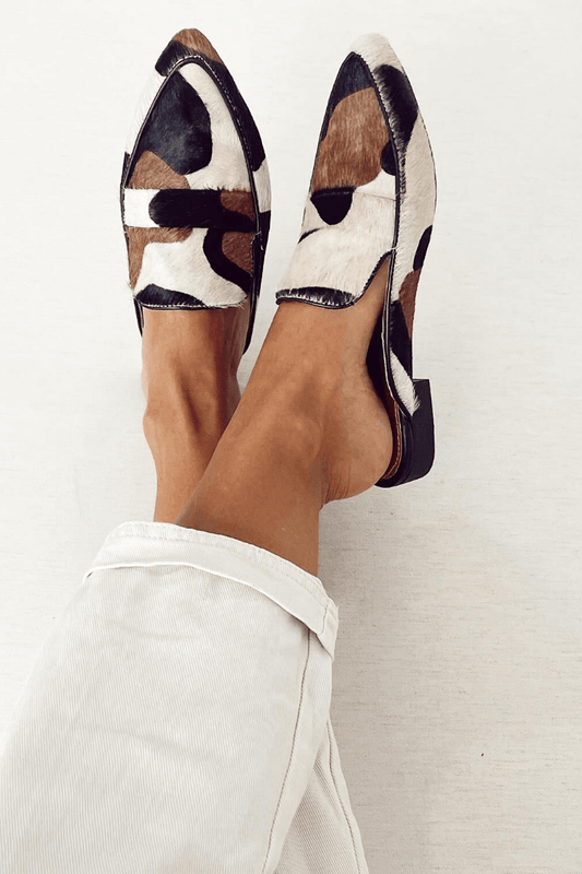 Animal Print Loafers