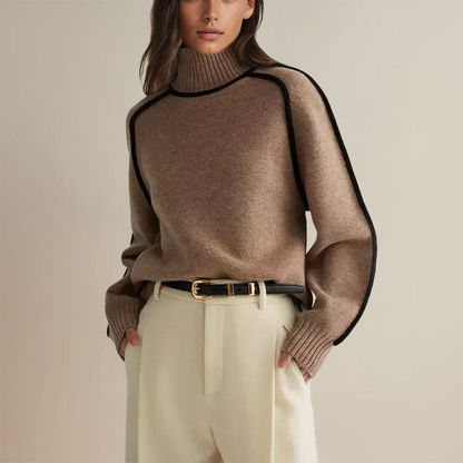 Amanda - Stylish Roll Neck Jumper
