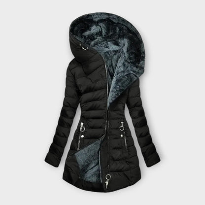 KORI™ | WARM LADIES' COAT WITH LUXURY FUR LINING