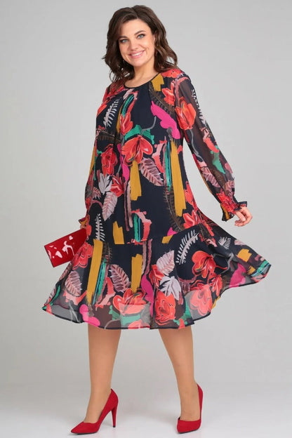 Floravine | Modern Floral Dress