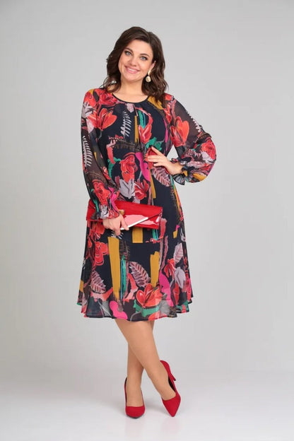 Floravine | Modern Floral Dress