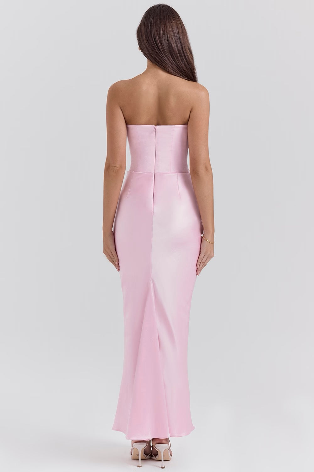 LYRA | DRAPED SATIN GOWN