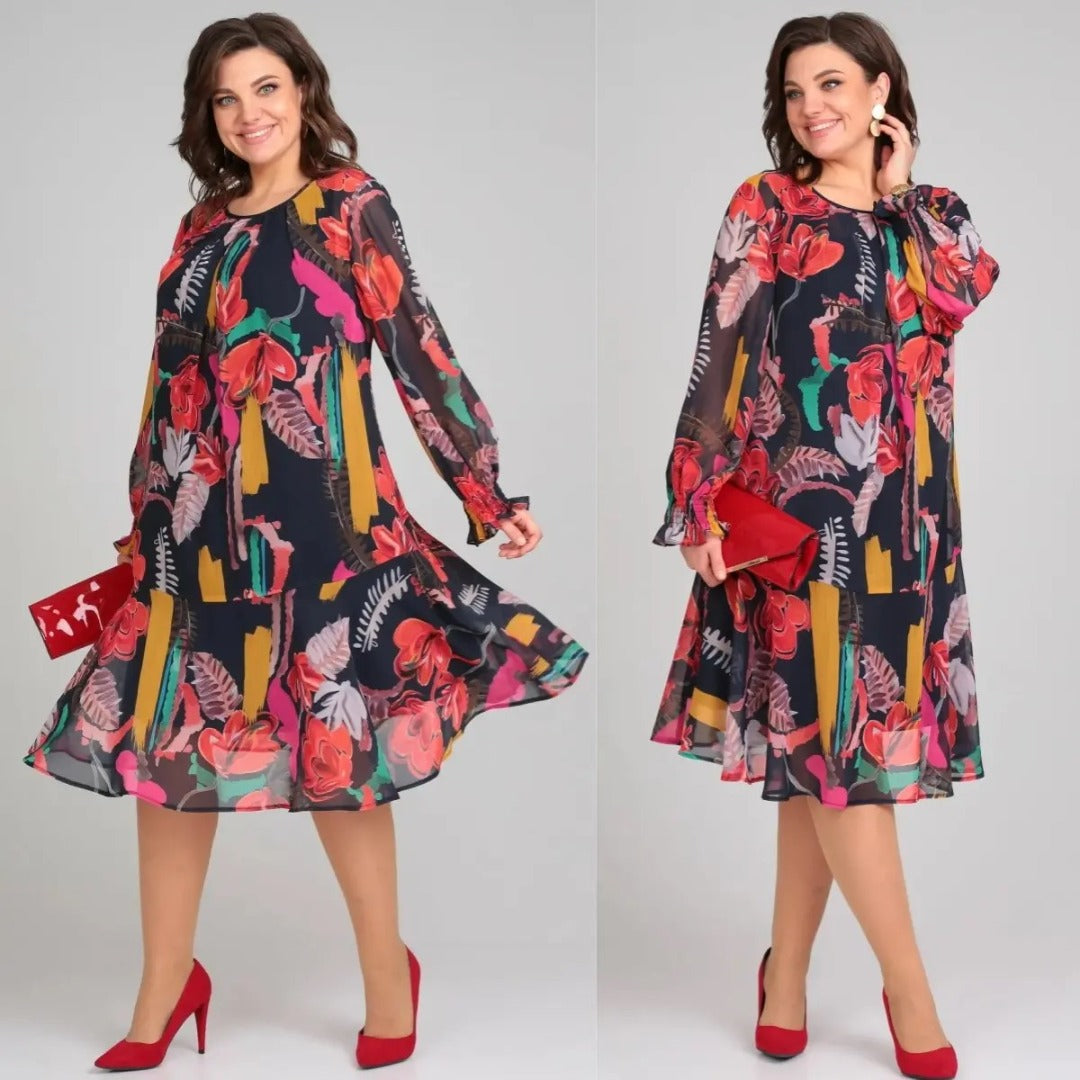Floravine | Modern Floral Dress