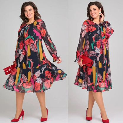 Floravine | Modern Floral Dress