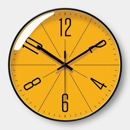 HourNest – Oslo Orange Wall Clock