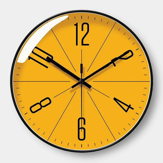 HourNest – Oslo Orange Wall Clock