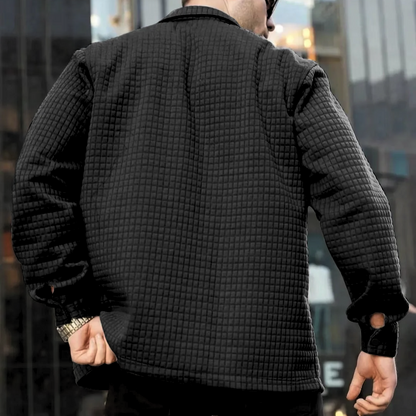 Gaspar™ | Textured Fabric Comfortable Jacket