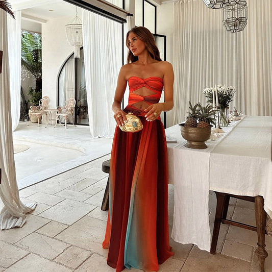 Aurora Strapless Maxi Dress