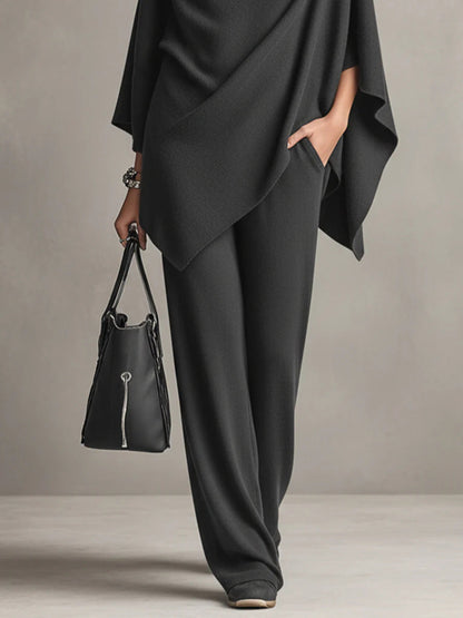 Draphelia | Elegant Drape Two Piece Set