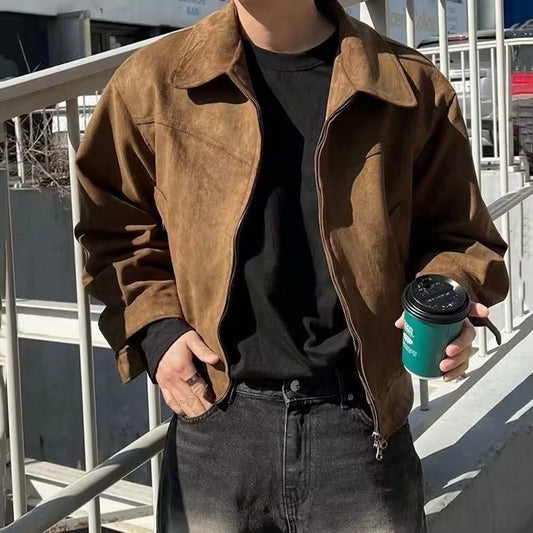 Danilo™ | Men's Retro Style Suede Flight Jacket