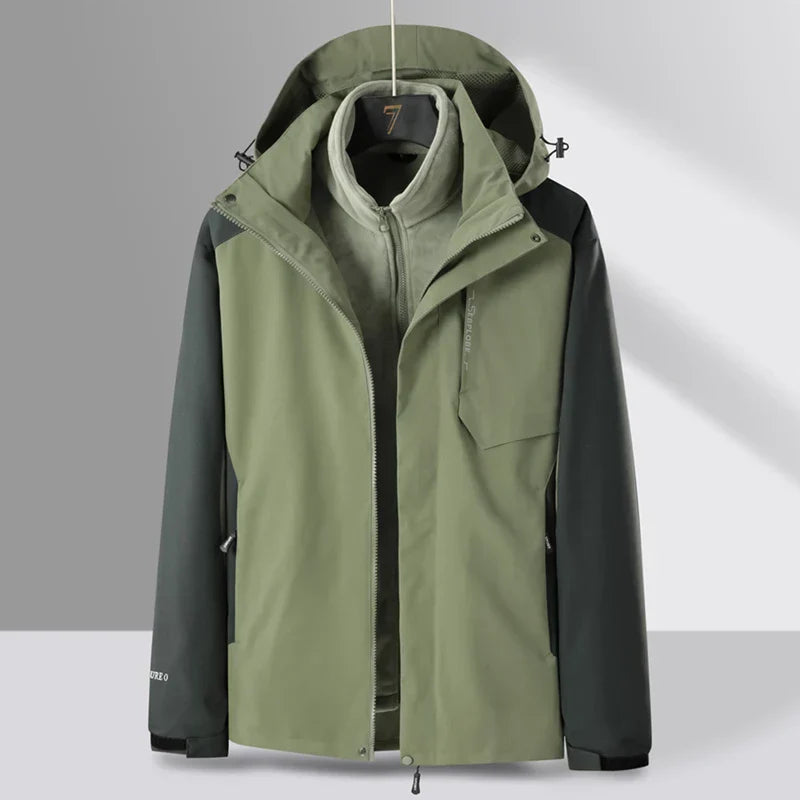 Franco™ | 3 in 1 Waterproof Detachable Hood Jacket