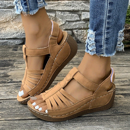 Amelia™ - Comfy Wedge Sandals