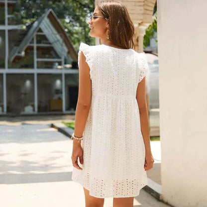 Emily | Lace White Dress