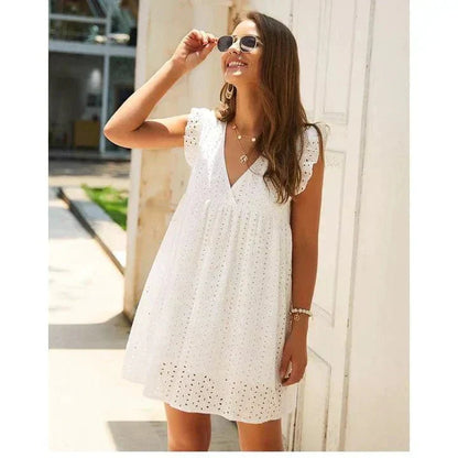 Emily | Lace White Dress