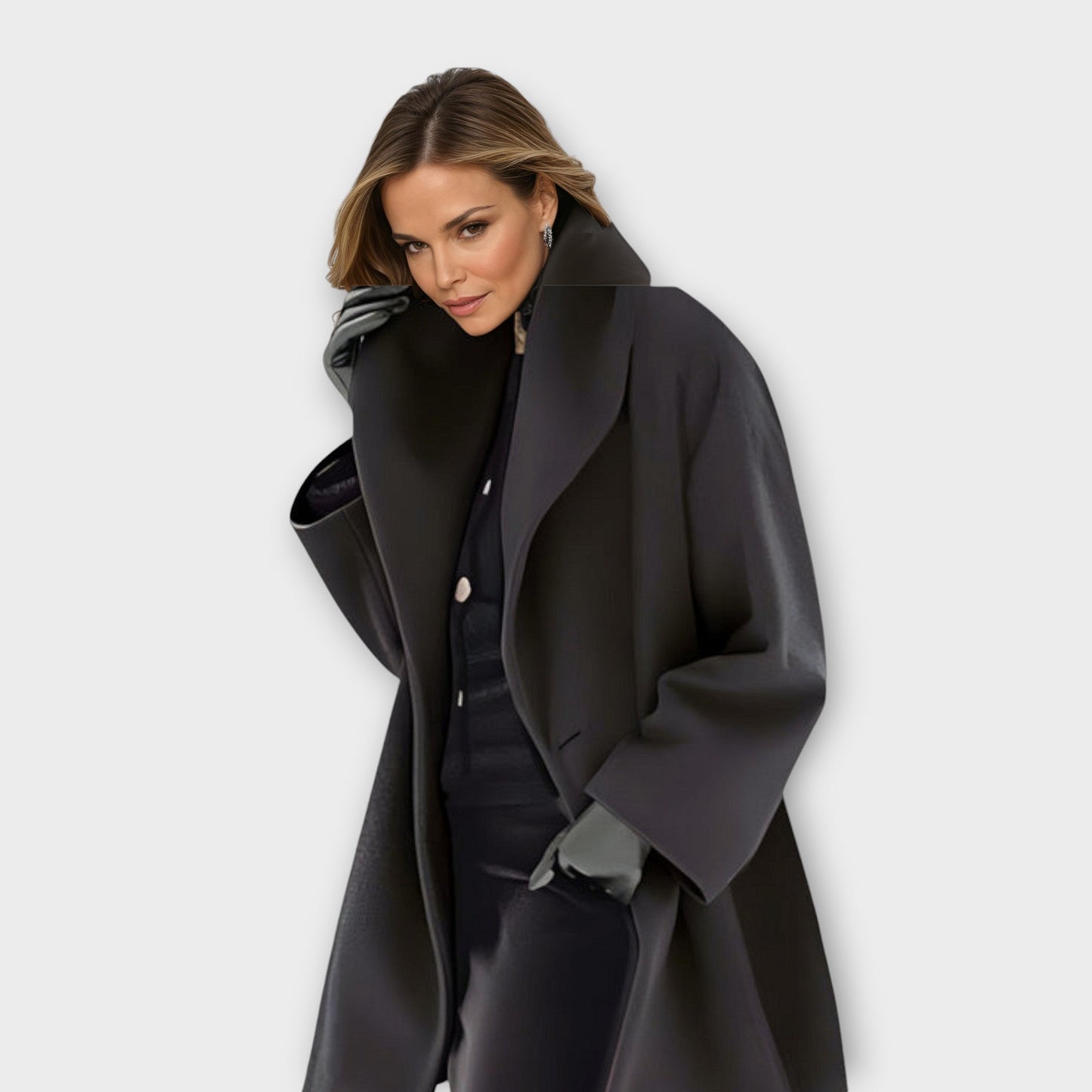 Emma - Premium Winddichter Wollmantel