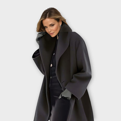 Emma - Premium Winddichter Wollmantel